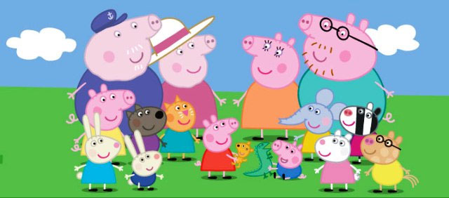 Pepa Pig  familia y amigos