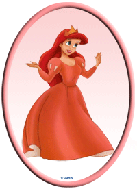 Dibujos Disney para imprimir Princesa Ariel