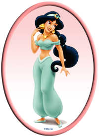 Dibujos Disney para imprimir Princesas Jasmine