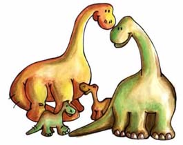 El orígen de los Dinosaurios para niños