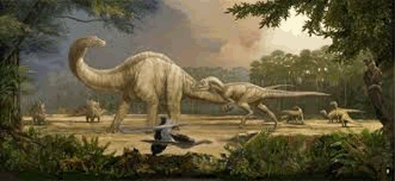 Habitat de los Dinosaurios en el Jurásico