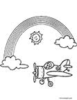 Colorear arcoiris 17