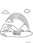 Colorear arcoiris 21
