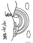 Colorear arcoiris 4
