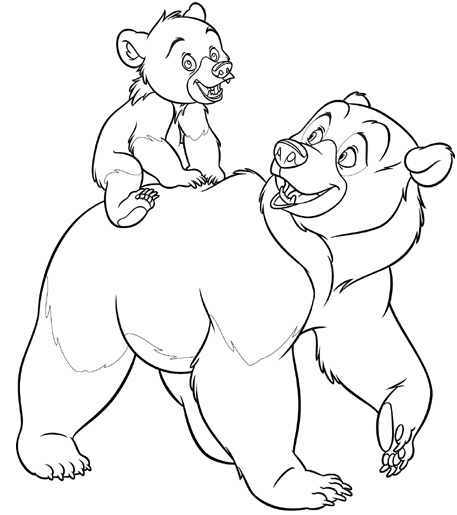 osos para colorear. Dibujos para colorear Disney