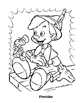 Dibujos para colorear Disney Pinocho