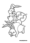 Dibujo para colorear la Pascua