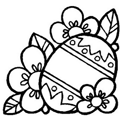 Dibujo para colorear la Pascua