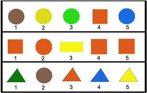 1) Sol; 2) Sol; 3) Luna