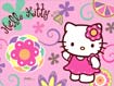 Puzzle de Hello Kitty flores
