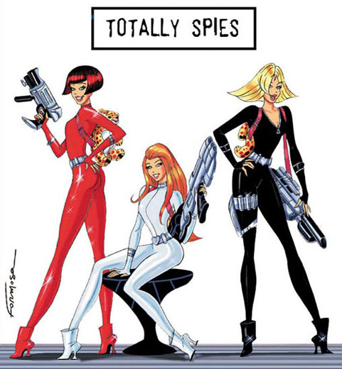 Sam · Menu Totally Spies