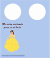 Colgantes puertas Princesas Disney