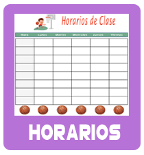 HORARIOS DE CLASE