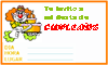 targeta invitacin cumpleaos payaso