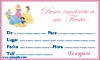 Targeta invitacin Princesas