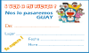 Targeta invitacin Doraemon